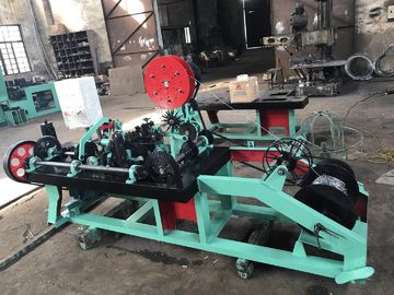 Single Strand Barbed Wire Making Machine , Barbed Wire Fencing Machine For Protection