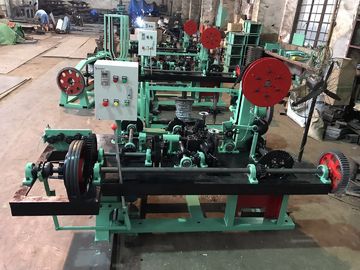 Horizontal Double Twist Barbed Wire Machine / Barbed Wire Making Machine For Meadow Defense