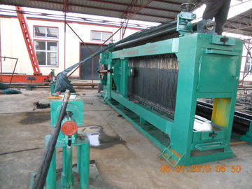 Professional Automatic Gabion Mesh Machine PLC control For Mesh Size 80 * 100mm