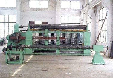 Gabion Wire Mesh Weaving Machine , Wire Netting Machine For 1.6 - 3.2mm Wire Diameter