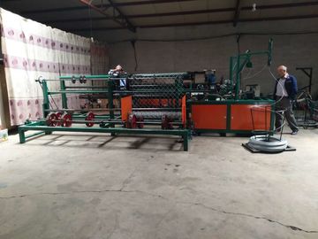 Double Wire CNC Chain Link Fence Machine / Automatic Chain Link Machine For Playground