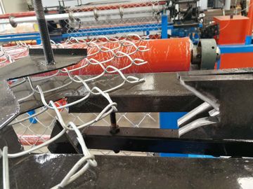 Fully Automatic Diamond Wire Mesh Weaving Machine PLC Control For Playground